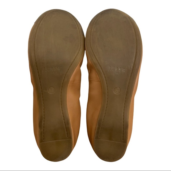 J. Crew Women's Marley Ballet Flats Tan with Black Patent Toe Size 8.5 - Picture 7 of 7